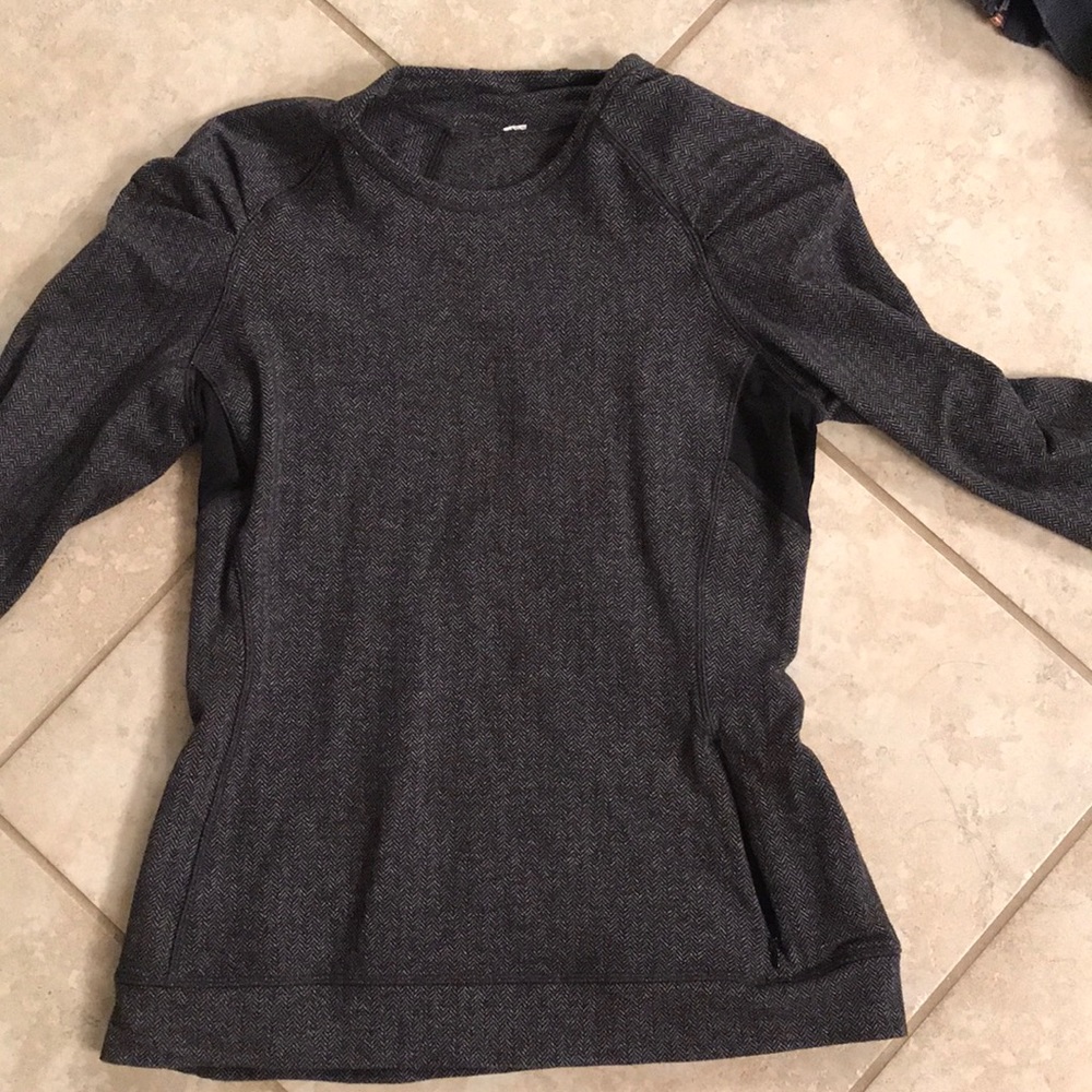 Lululemon think fast shirt- herringbone